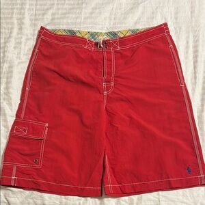 Polo by Ralph Lauren Bold Red Board Shorts
